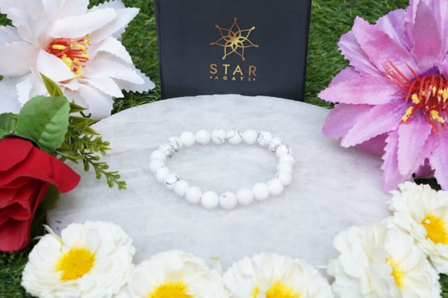 Howlite Bracelet for Calmness