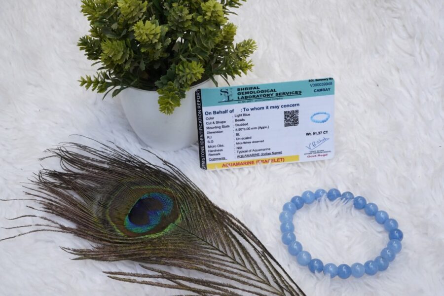 AquaMarine Bracelet for Inner Peace - Image 2