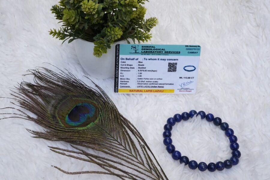 Lapis Lazuli Bracelet for Self awareness & Growth - Image 4